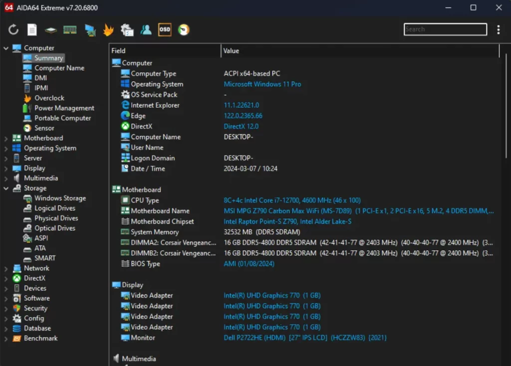 AIDA64 Portable v7.70.7500 Download Grátis Português PT-BR 2025 2 aida64 portable download