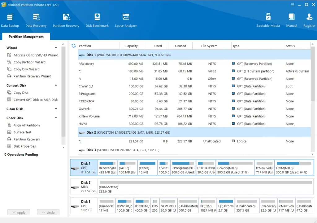 minitool partition wizard portable 32 bit