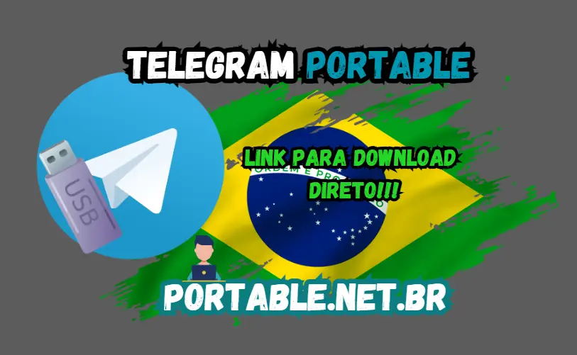 Telegram Portable Para Windows Download Grátis Português PT-BR 2024 1 telegram desktop portable
