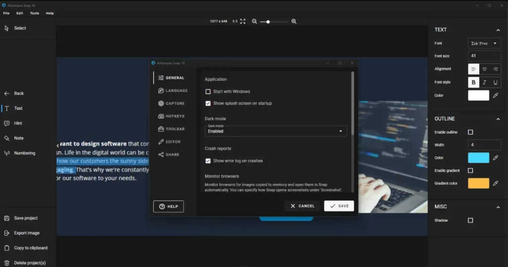 Ashampoo Snap 17.0.6 Portable download