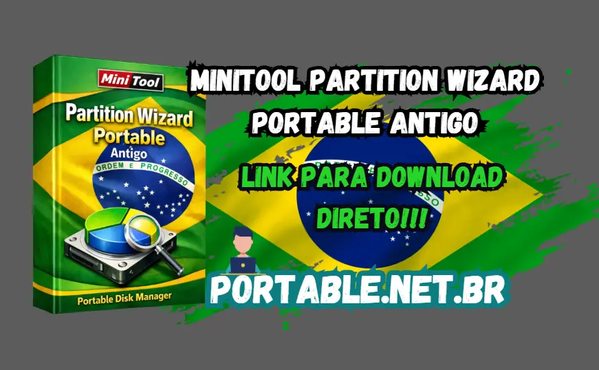 MiniTool Partition Wizard Portable Antigo 13.5 Download Grátis PT-BR 1 MiniTool Partition Wizard Portable