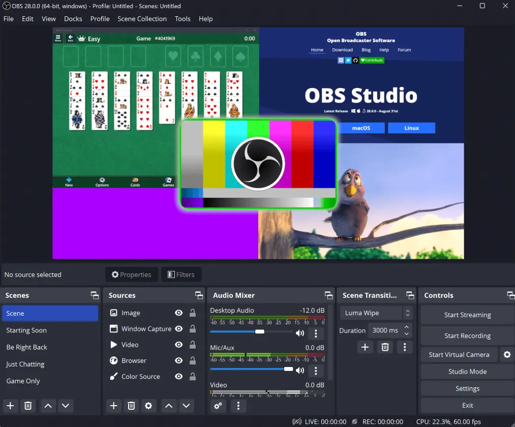 obs studio portable