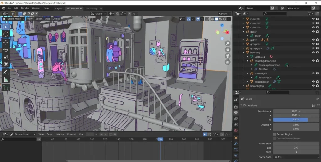 Blender portable Windows