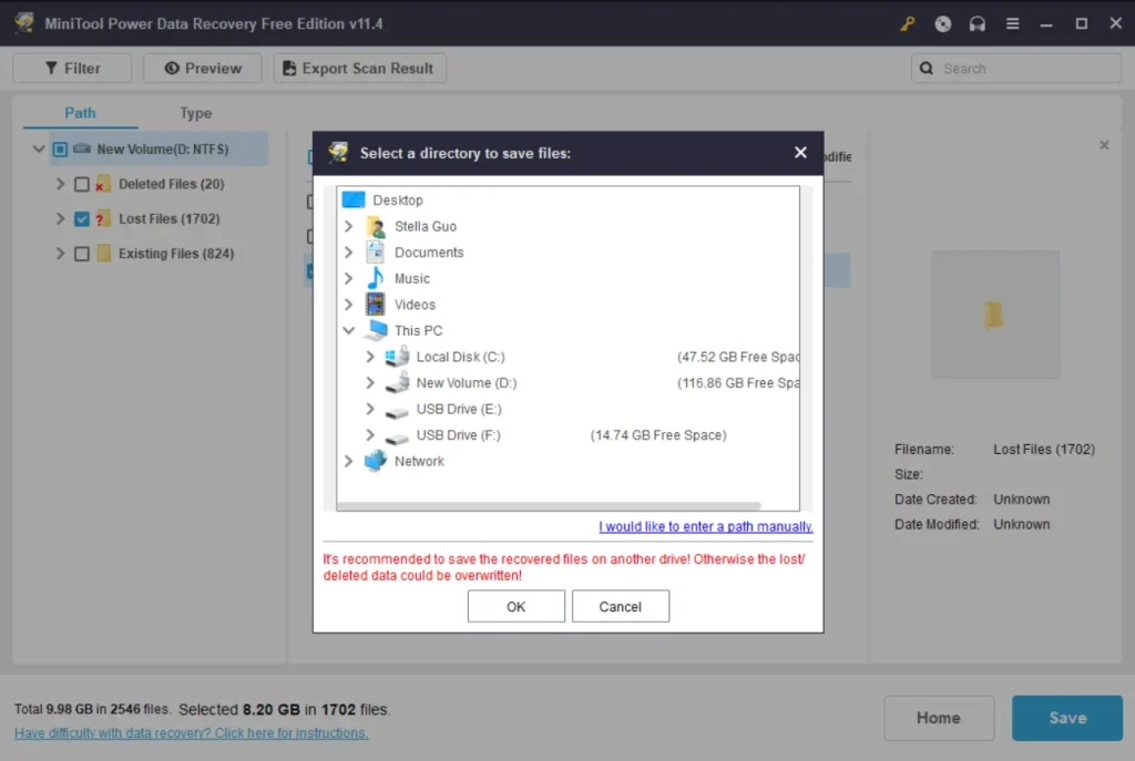 download minitool power data recovery portable