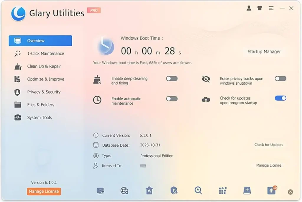 glary utilities pro portable